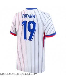 Francia Youssouf Fofana #19 Maglia Gara Trasferta Repliche Europei 2024